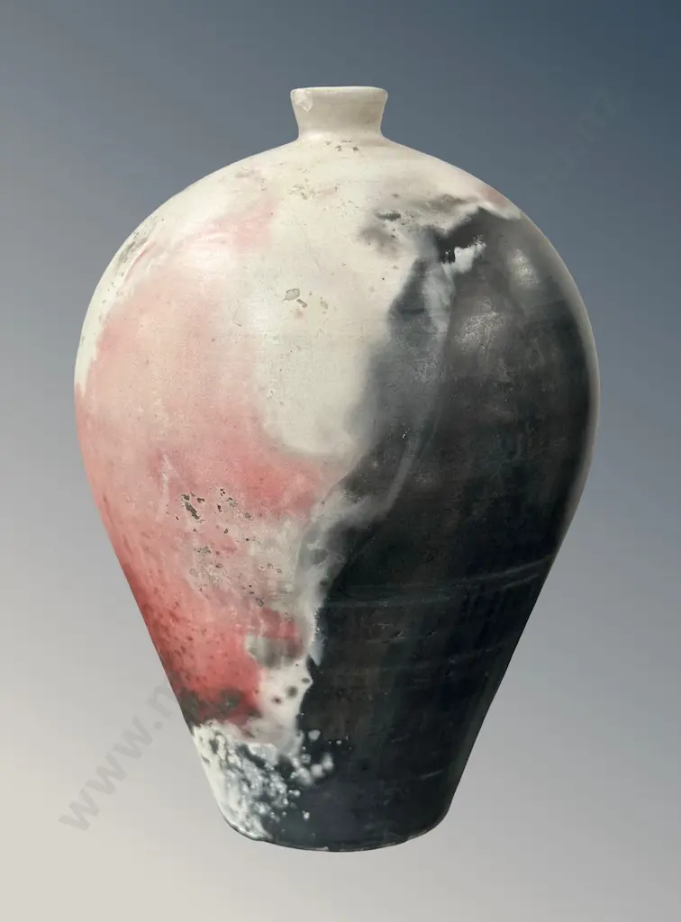 Sally Gill Wood Fired Pottery Vase, H14cm Image 1++