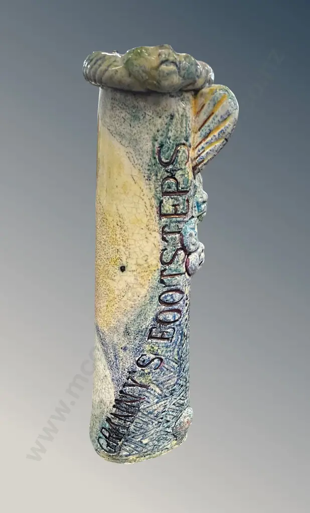 Hillary Kerrod, NZ - Pottery Vase, H23.5cm Image 1++