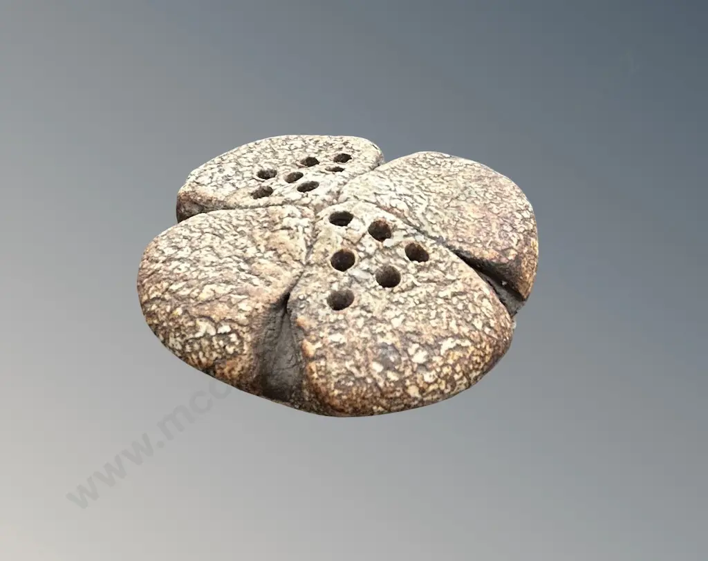 Len Castle, NZ - Pottery Small Sea Rock, L9xW9cm Image 1++