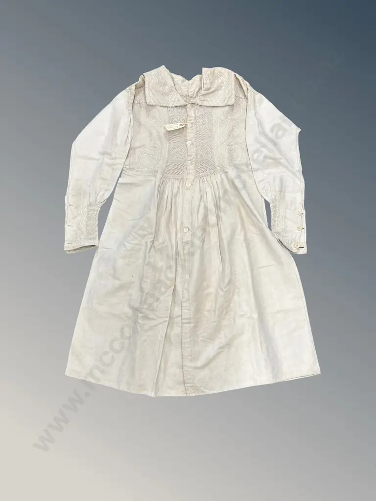 Hand Embroidered Linen Shepherds Smock Image 1++