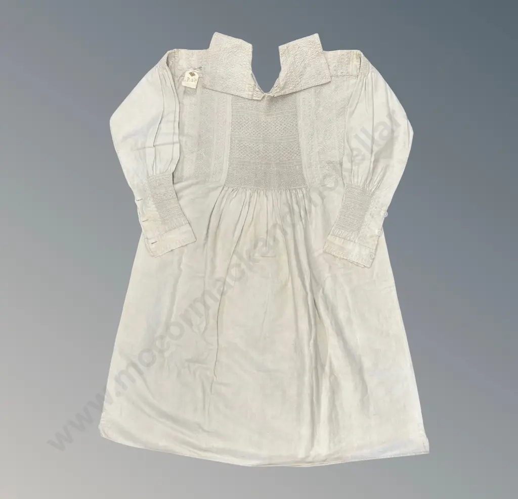 Hand Embroidered Linen Shepherds Smock Image 1++