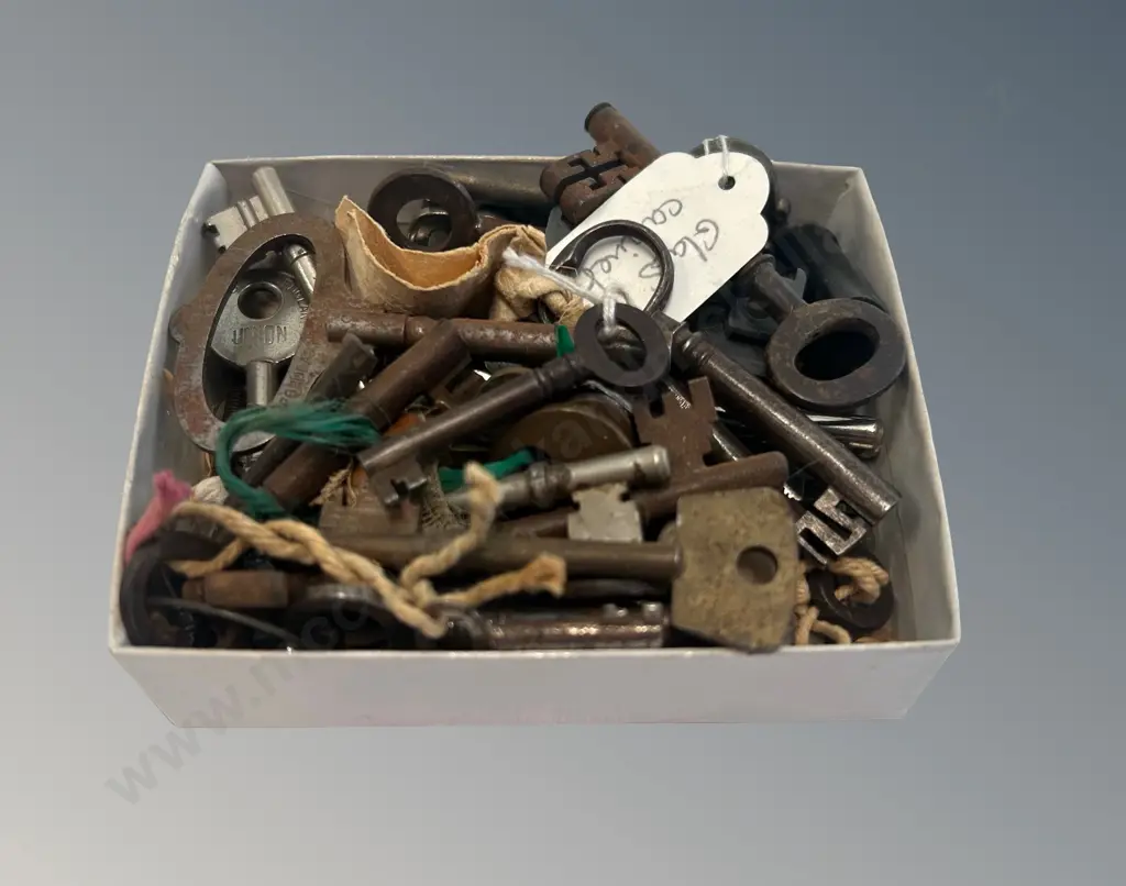 Box of Antique Keys Image 1++