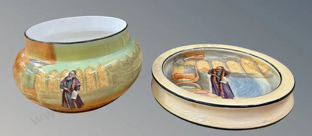 Royal Doulton Shylock Bowl and Plate Image 1++