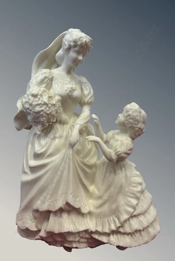 Royal Worcester Figure - The Wedding Day, Ltd Ed of 9500, H22cm Image 1++
