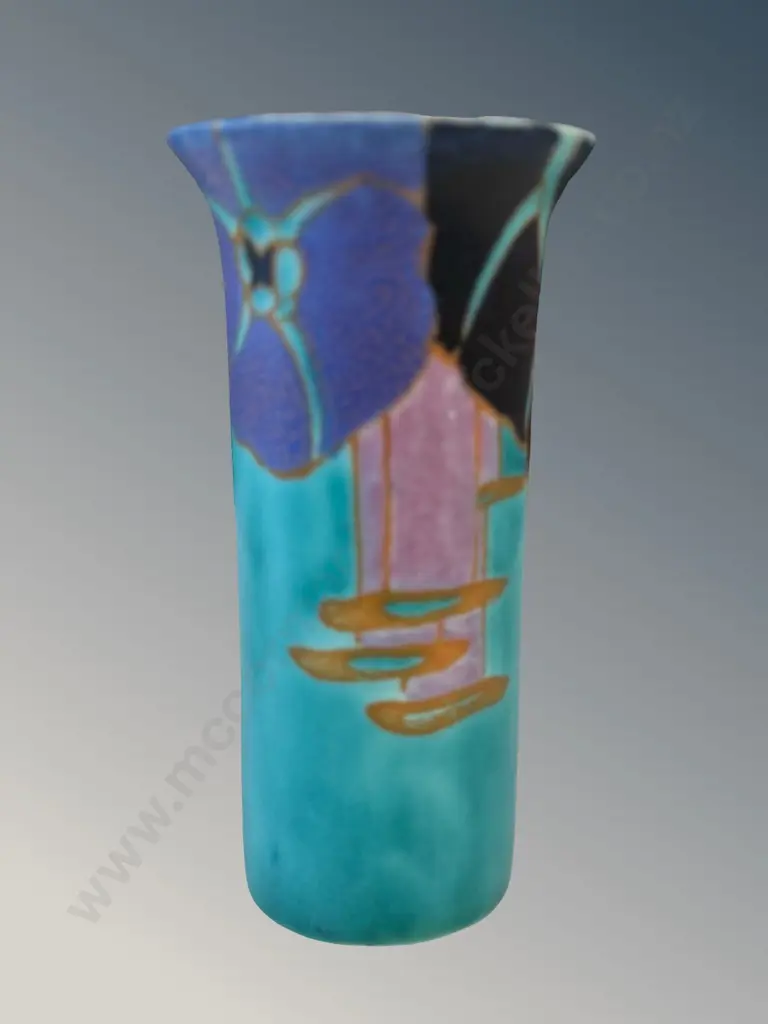 Clarice Cliffe, Bizarre Vase, H16cm (Hairline Crack) Image 1++