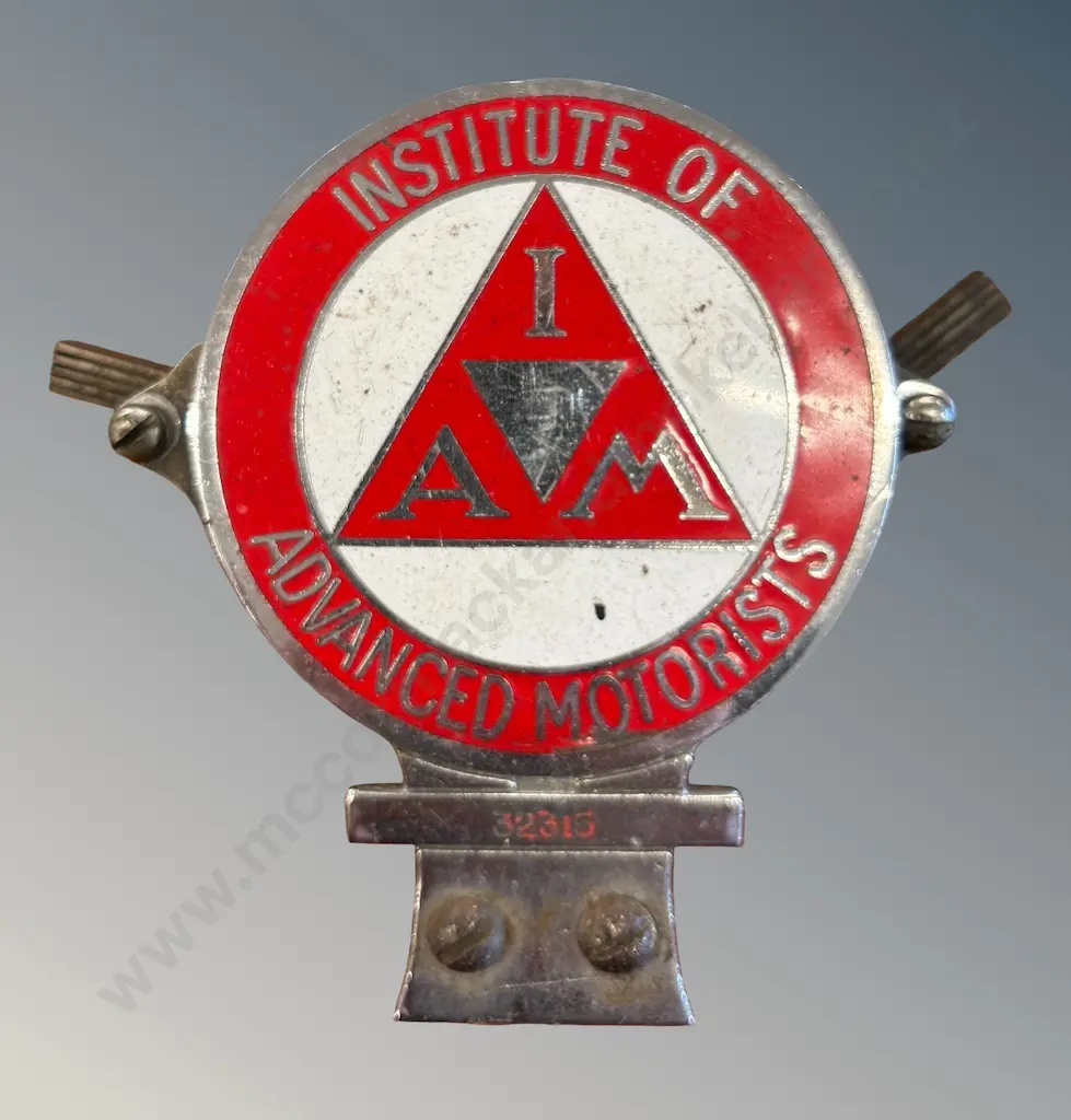 Institute of Advanced Motorists Car Badge Image 1++