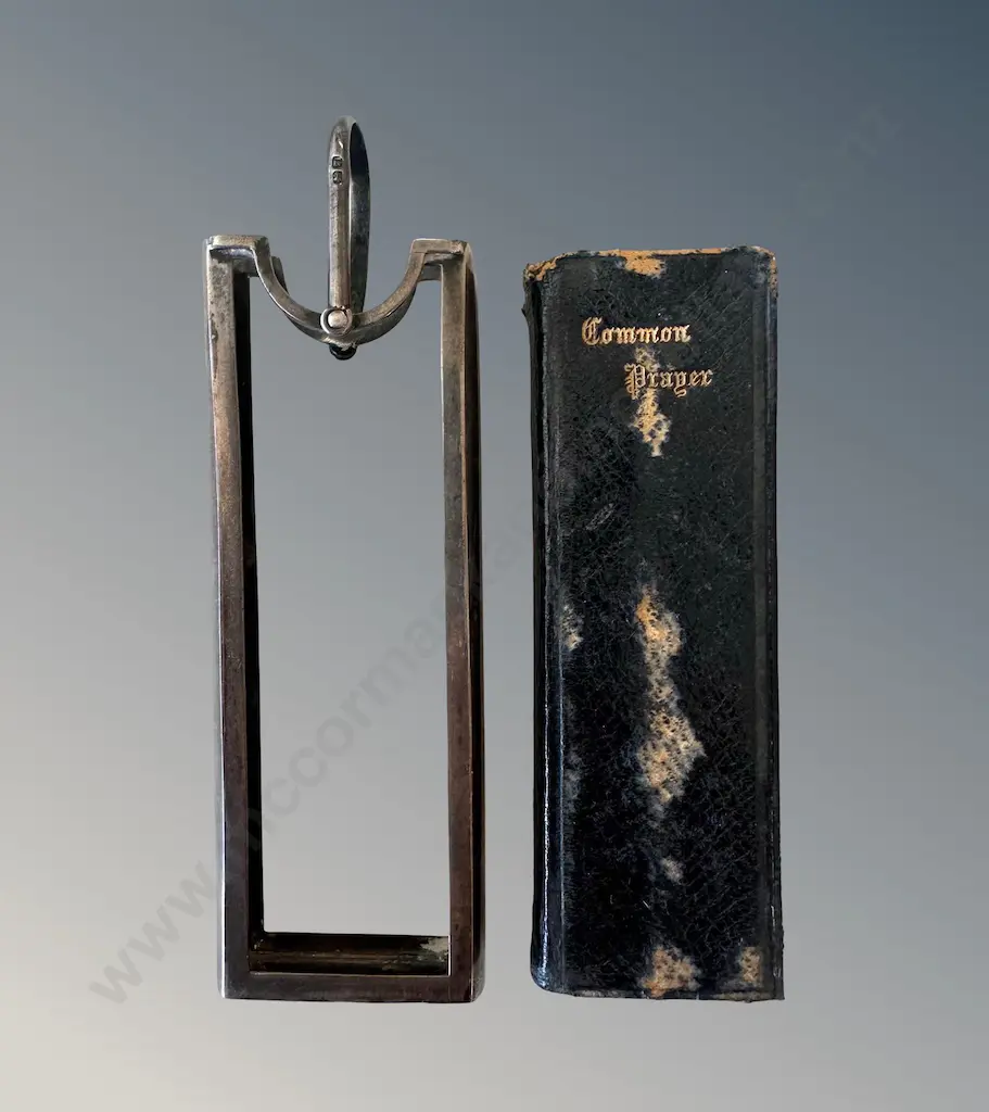 Sterling Silver Cased Finger Prayer Book, H11xW3xD1cm Image 1++