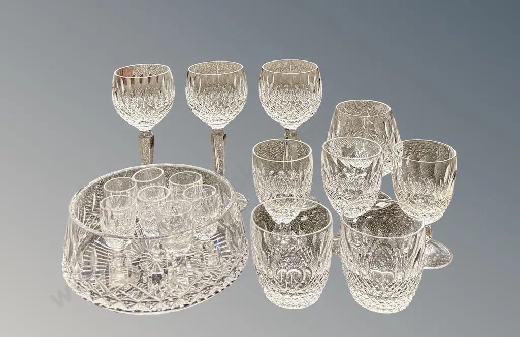 Selection of Waterford Crystal Stemware, Tumblers and Bowl (AF base of 1 glass) Image 1++