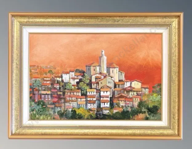 Clark Esplin - Cadaqués, Spain, oil on board, 375x570mm Image 1++