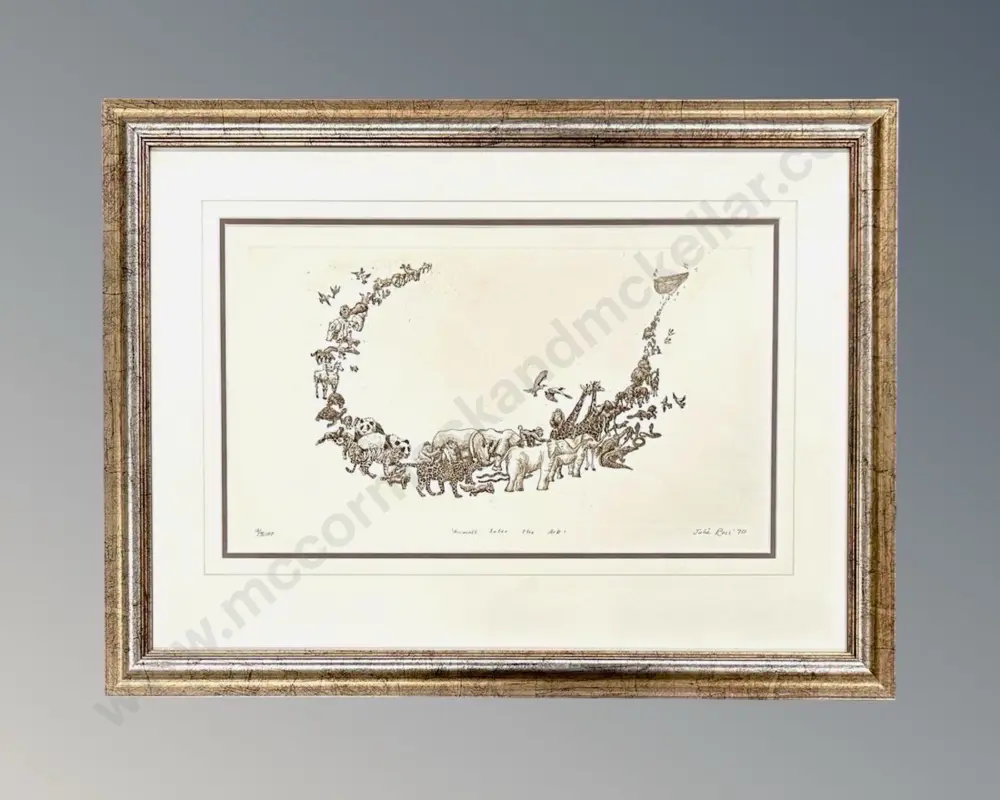 Julie Ross - Animals Enter the Ark, 14/30 Imp, 290x485mm Image 1++