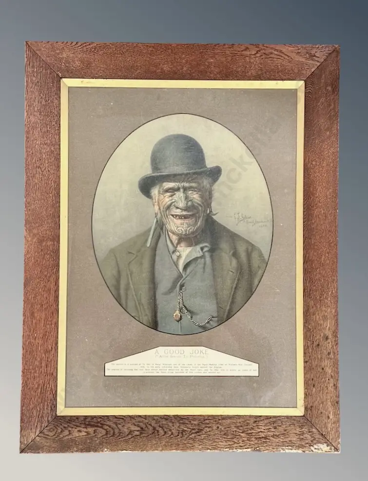 C F Goldie - A Good Joke, chromolithograph, 380x315mm Image 1++