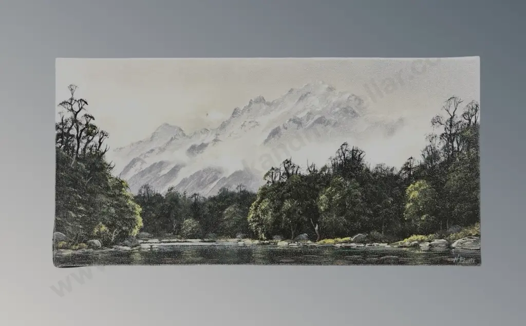 Nathanael Provis - Dawn Light, 2007, oil on canvas, 200x400mm Image 1++