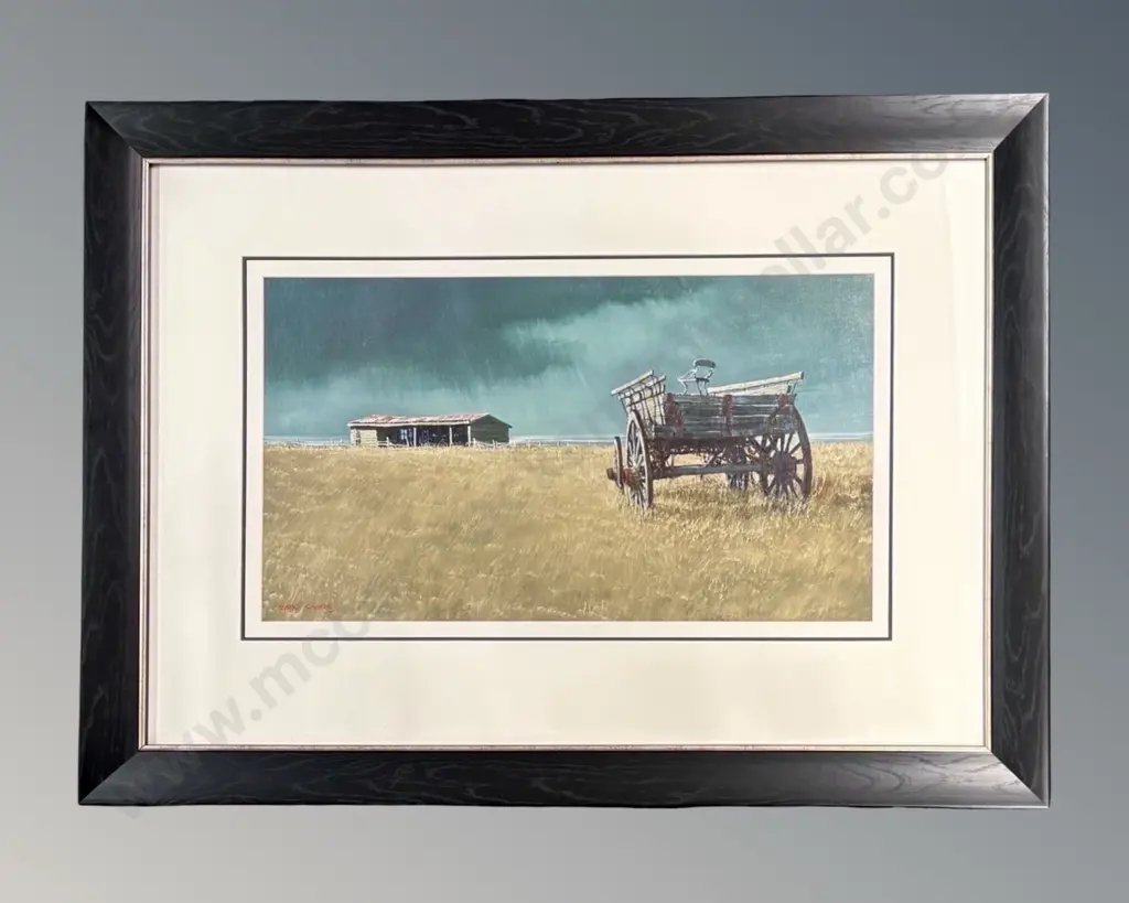 Robert Chivers - Stormy Skies, oil on paper, 360x640mm Image 1++