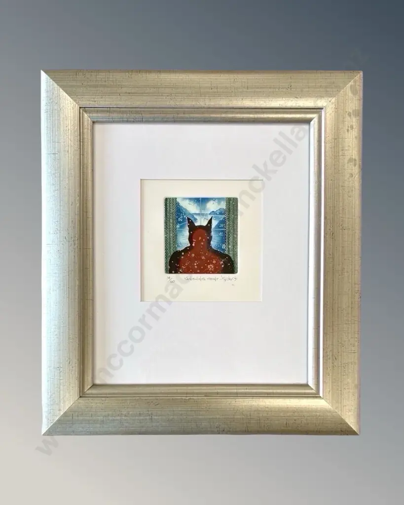 Gary Tricker - Vanishing Point, 1991, copper plate etching 14/60, 135x135mm Image 1++