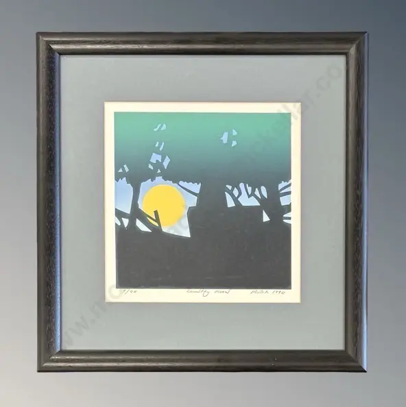 Tom Mutch - Country Moon, screenprint 9/44, 235x235mm Image 1++