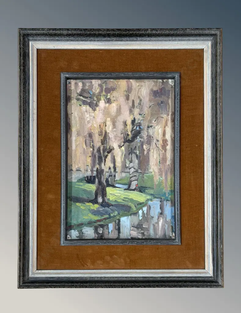 CR Dixon - Avon River, 1934, oil on board, 365x245mm Image 1++