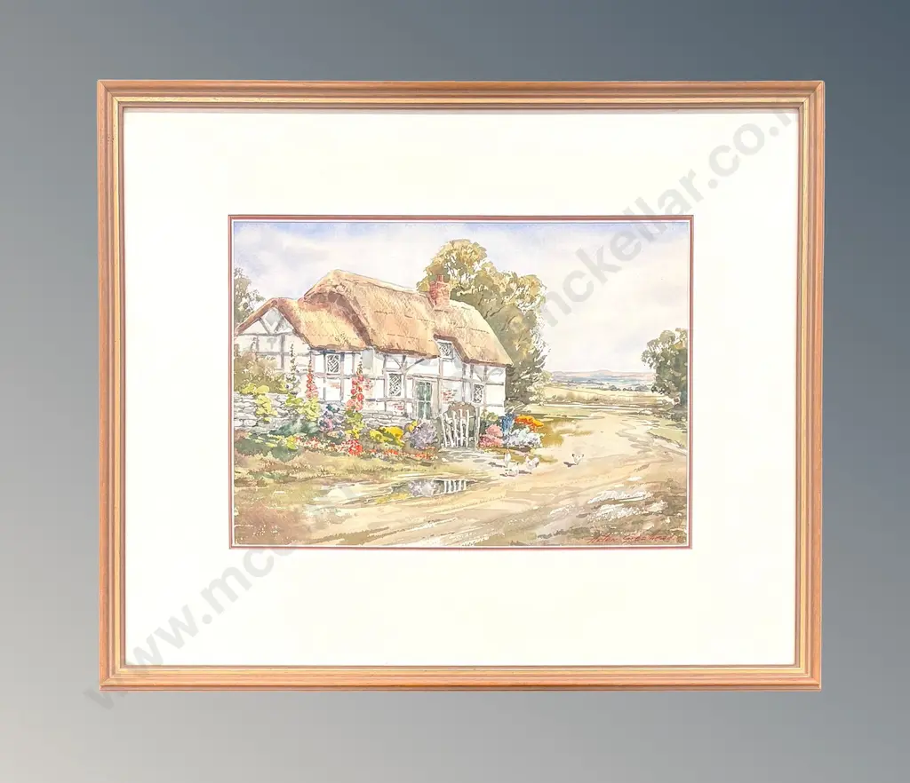 Aston Greathead - Hampton Cottage, Cornwall, England, watercolour on paper, 250x355mm Image 1++