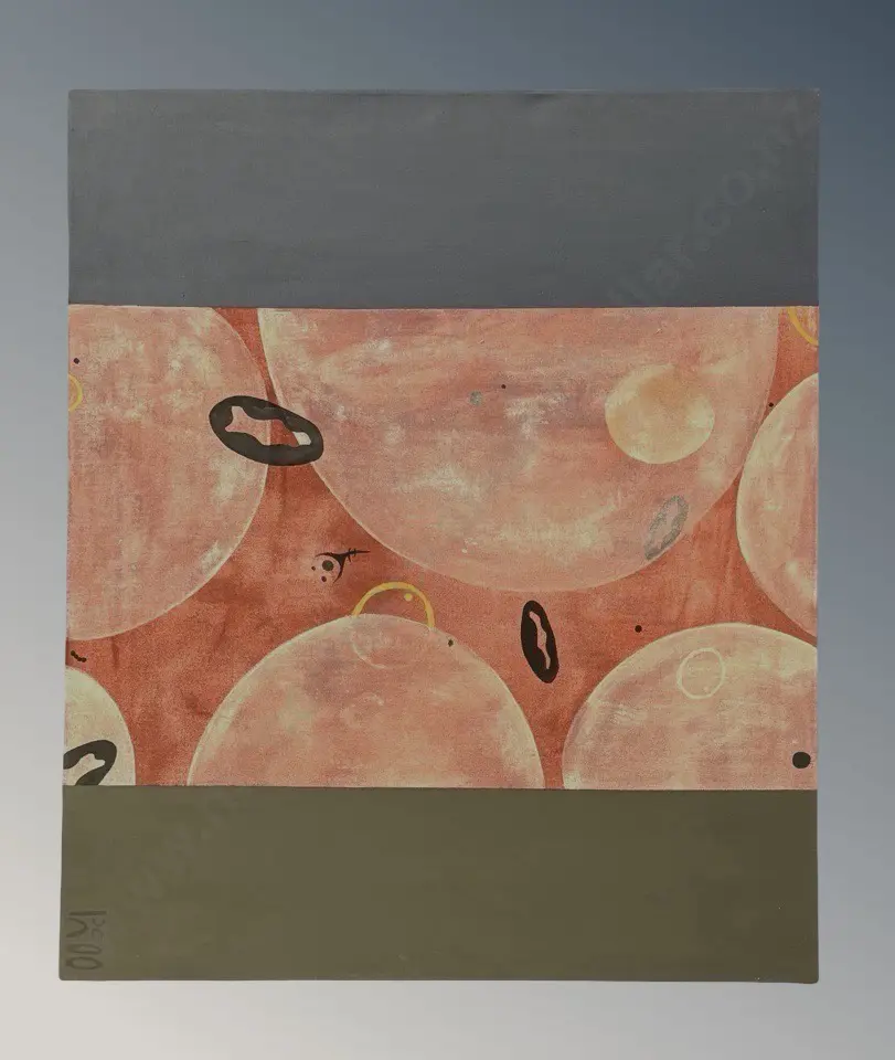 Signed lower right - Abstract, oil on canvas, 540x640mm Image 1++