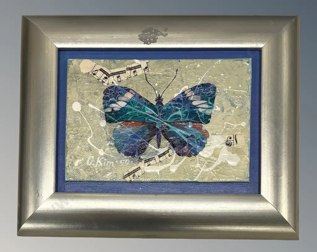 Donna Allfrey - Untitled, mixed media on canvas, 405x510mm Image 1++