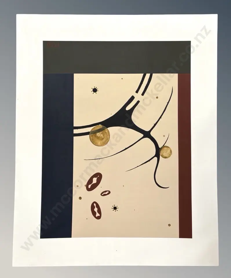 Signed lower right - Abstract, oil on canvas, 1100x890mm Image 1++