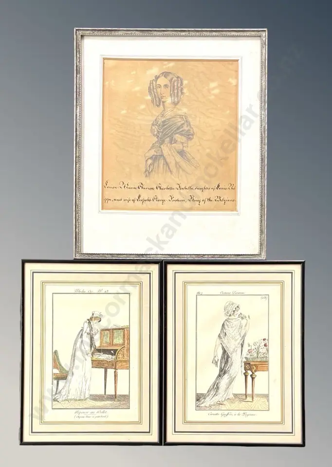 Pair of Parisian Figures and Victorian Portrait Image 1++