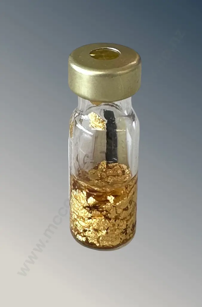 Small Vial of Alluvial Gold Image 1++