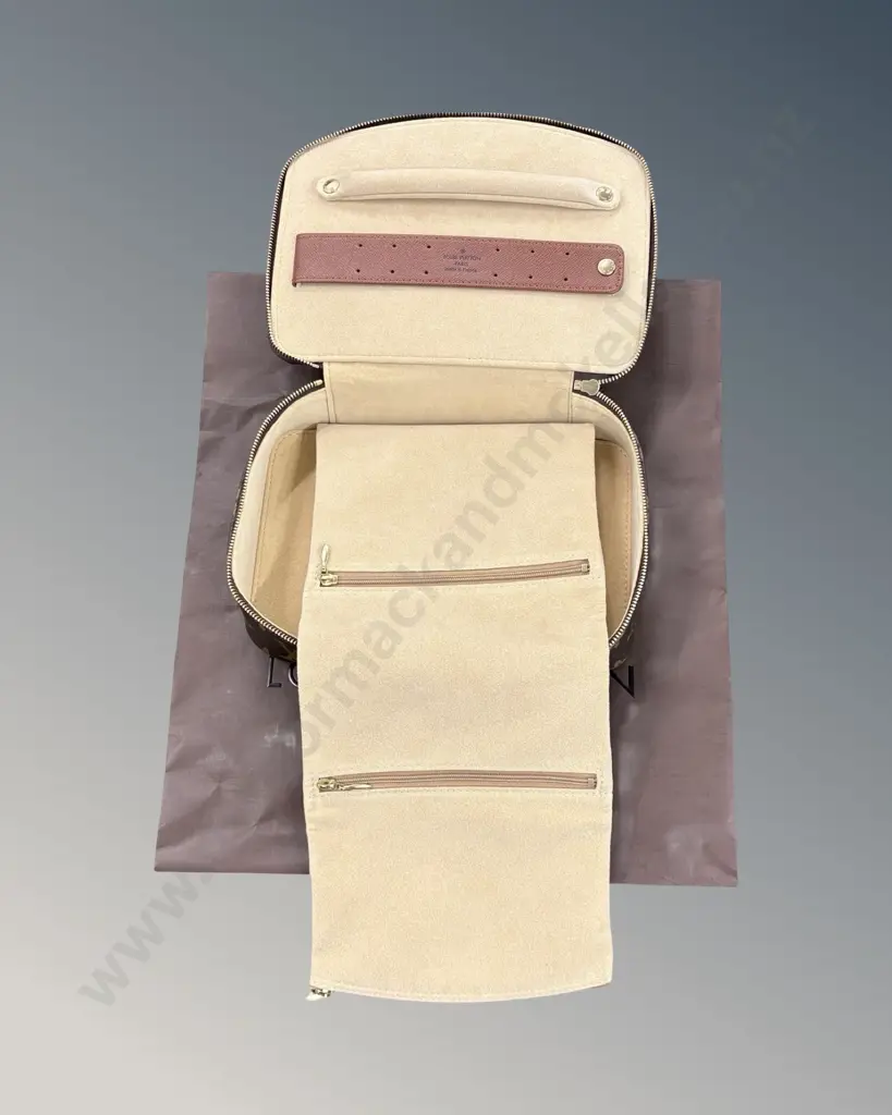 Louis Vuitton Poche Monte-Carlo 22 Jewellery Case, as new condition with copy of receipt, serial number SN2171 Image 1++