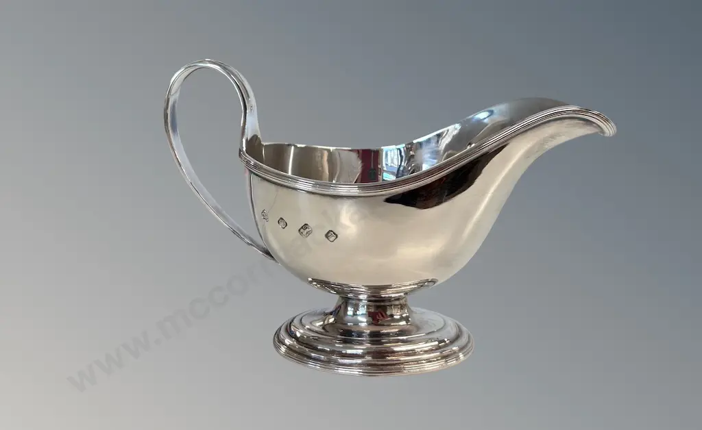 Sterling Silver Footed Creamer, TW267gms Image 1++