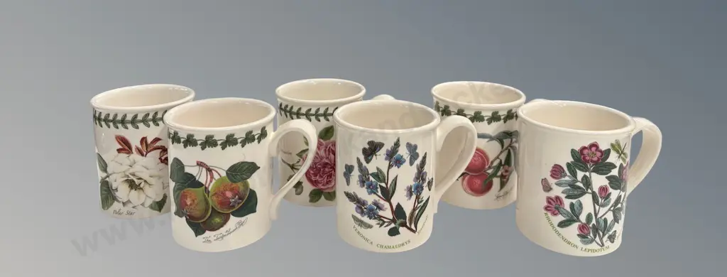 Six Portmeirion Mugs Image 1++