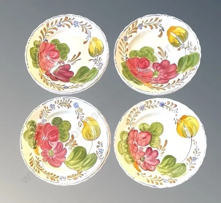 Set of Eight Belle Fiore Lunch Plates D23cm Image 1++