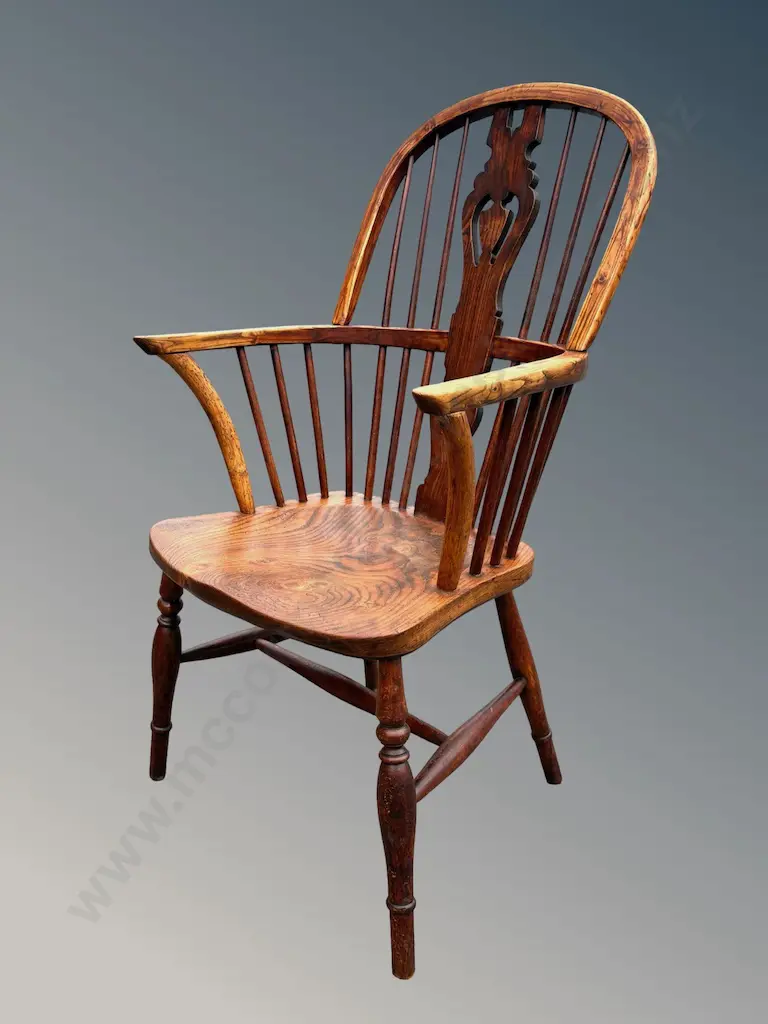 Oak Windsor Chair, H105cm Image 1++