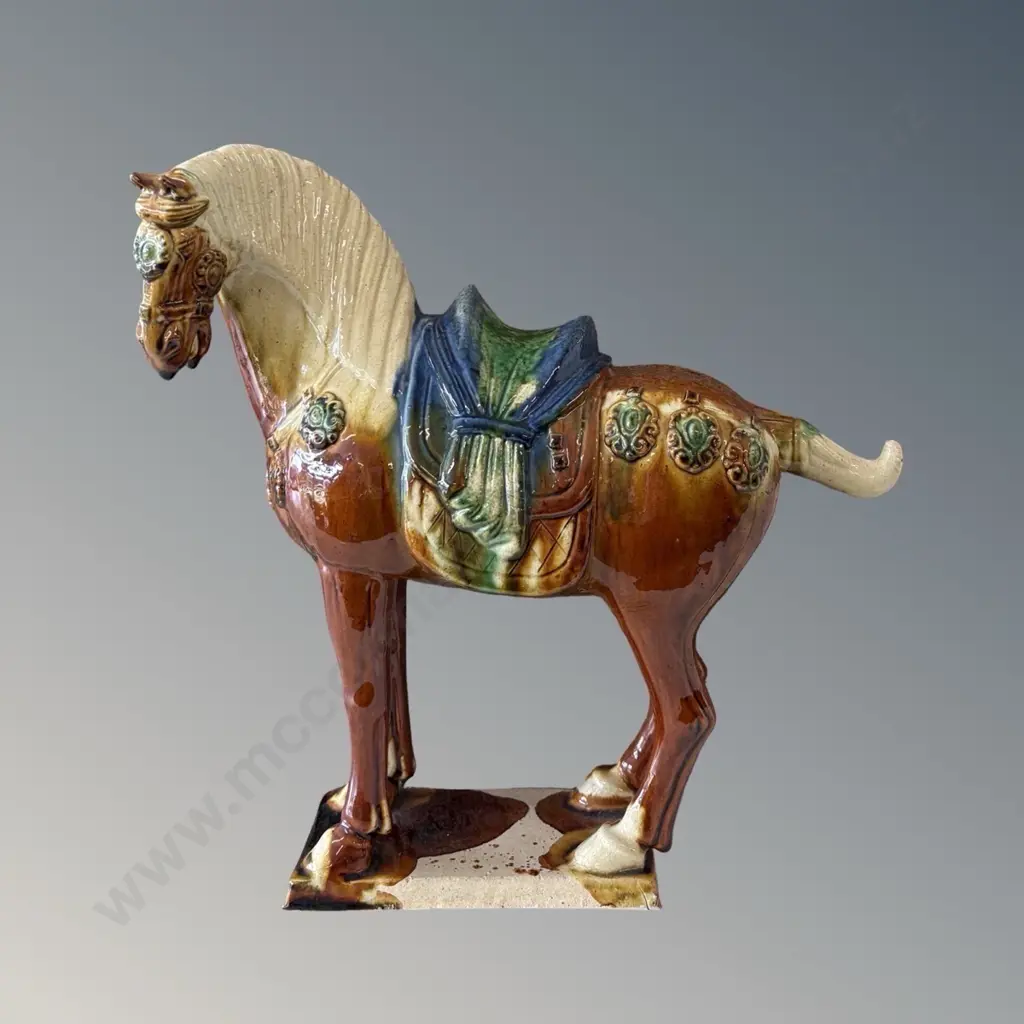 Boxed Tang War Horse H26cm Image 1++