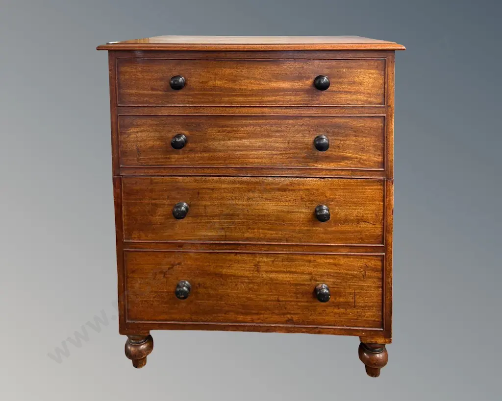 Mahogany Commode L66xH78xD47cm Image 1++